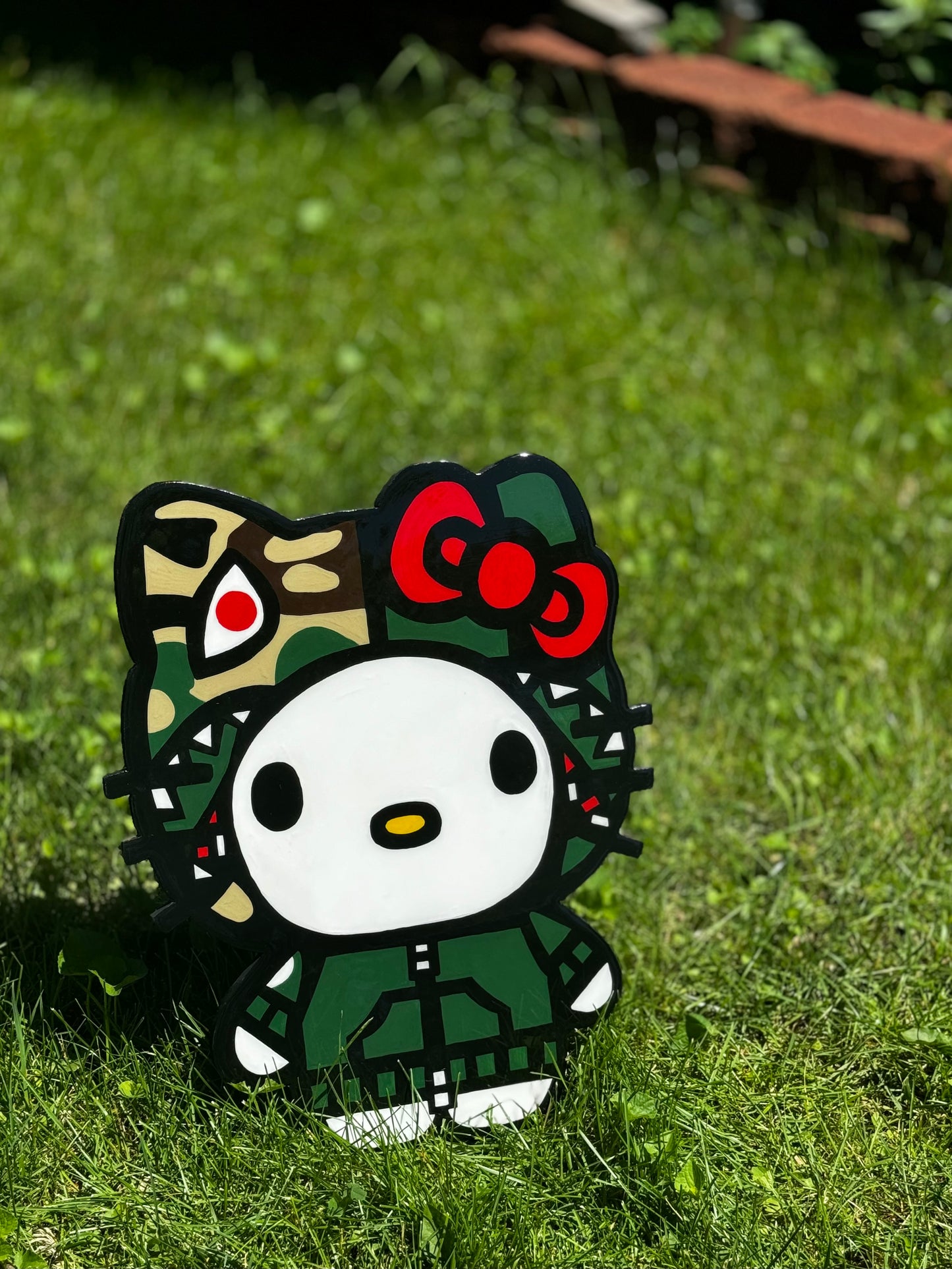 Hello Kitty Bape Wall Art