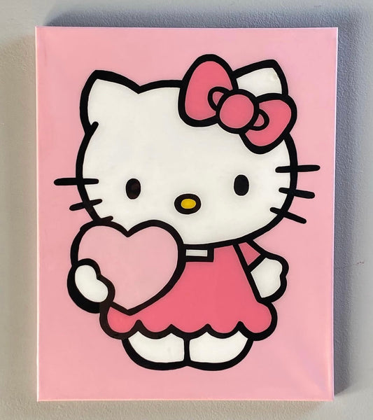 Hello Kitty Canvas Art