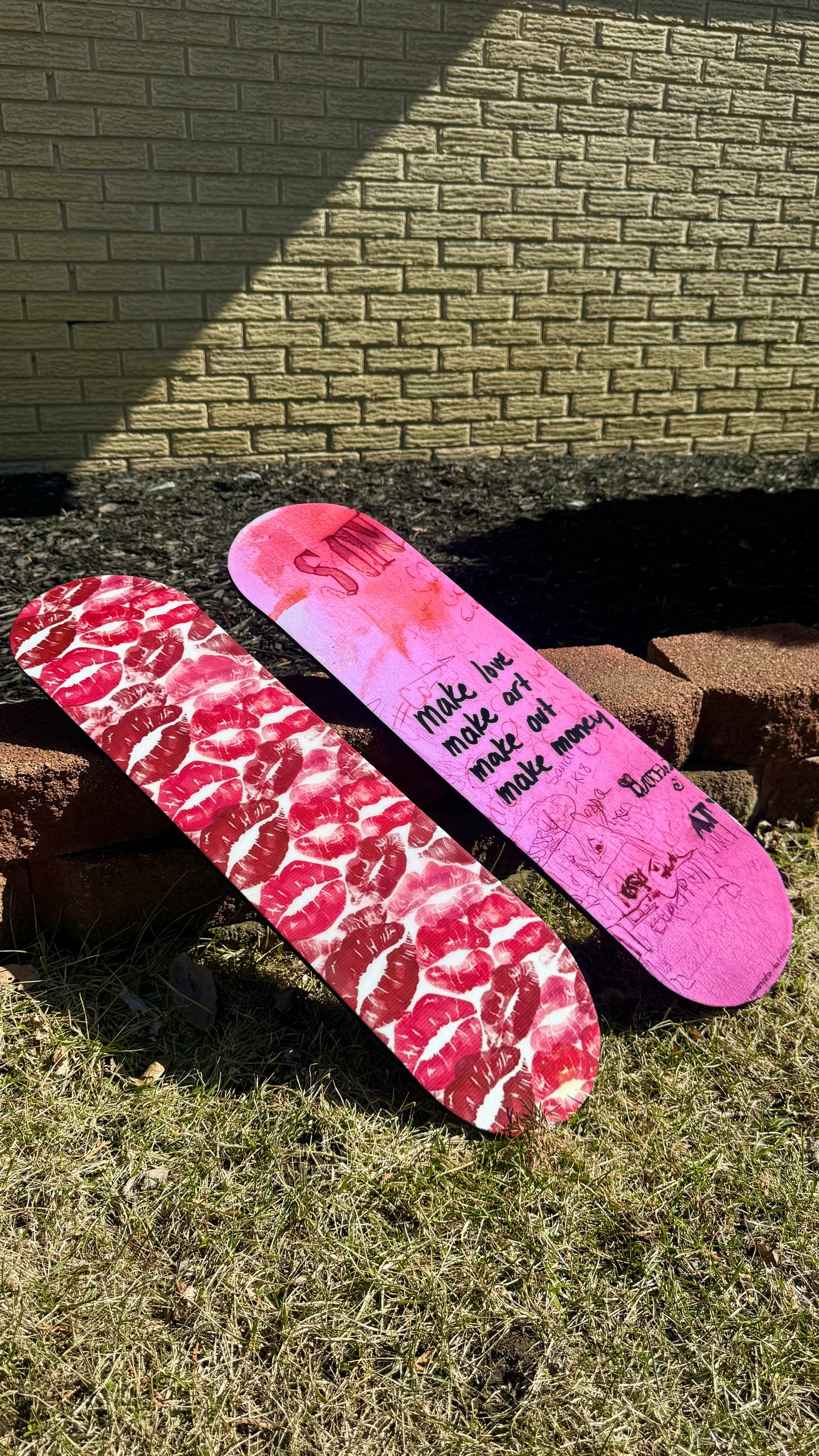 Skateboard Set Wall Art