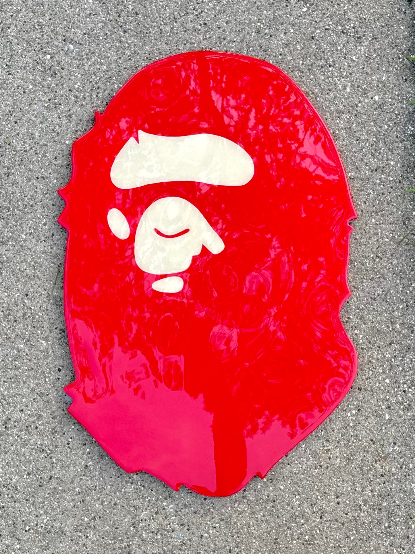 Red Bape Wall Art