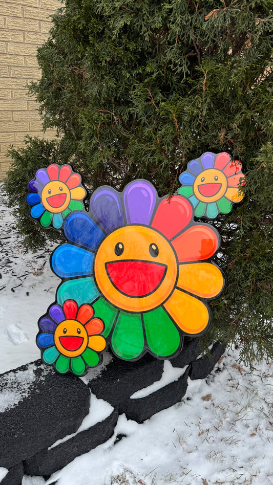 Takashi Murakami Flowers Wall Art