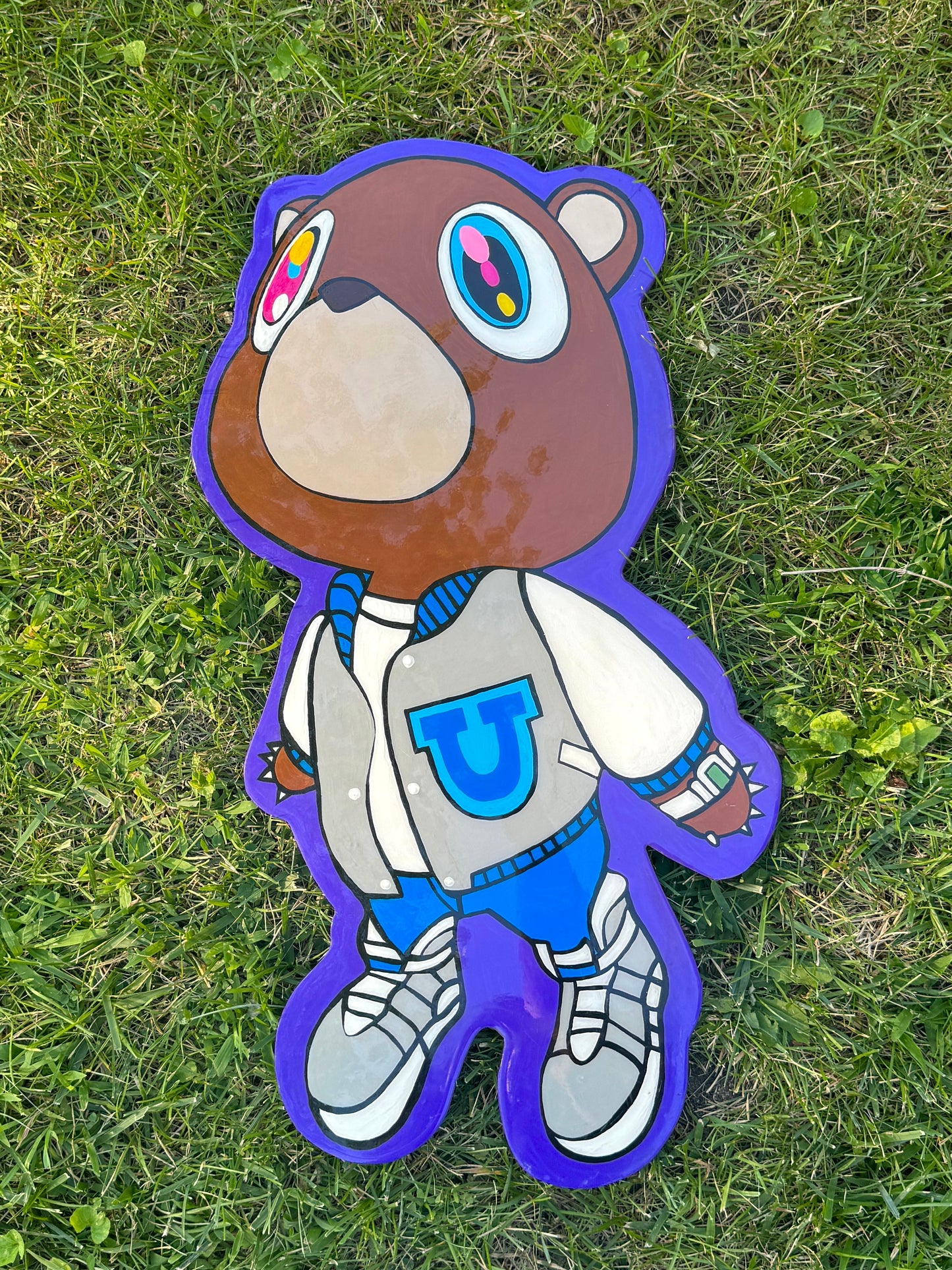 Kanye West Gradation Bear Wall Art