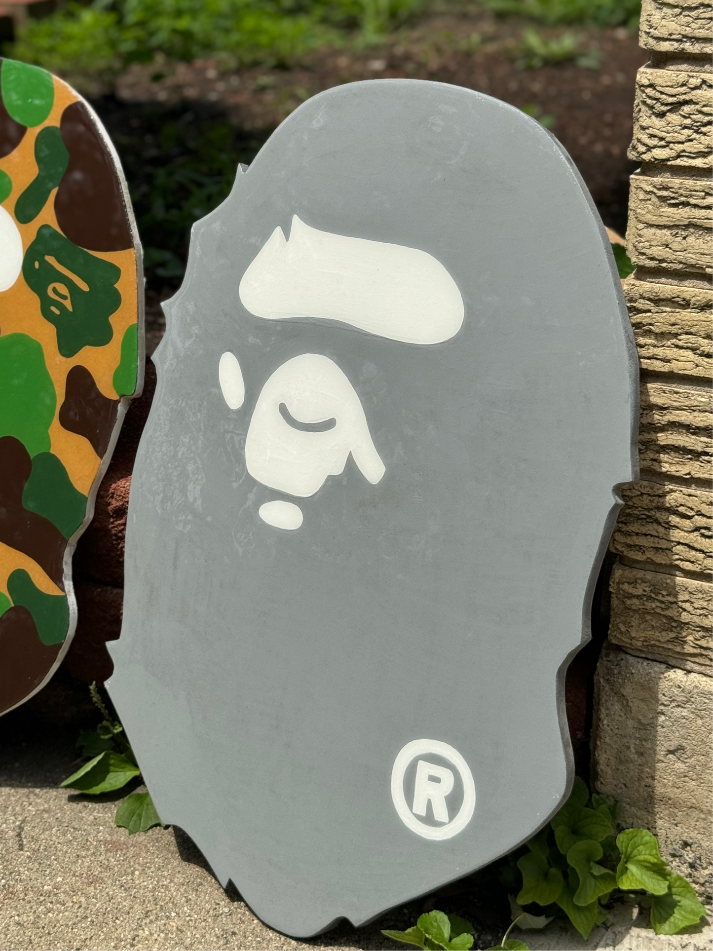 Gray Bape Wall Art