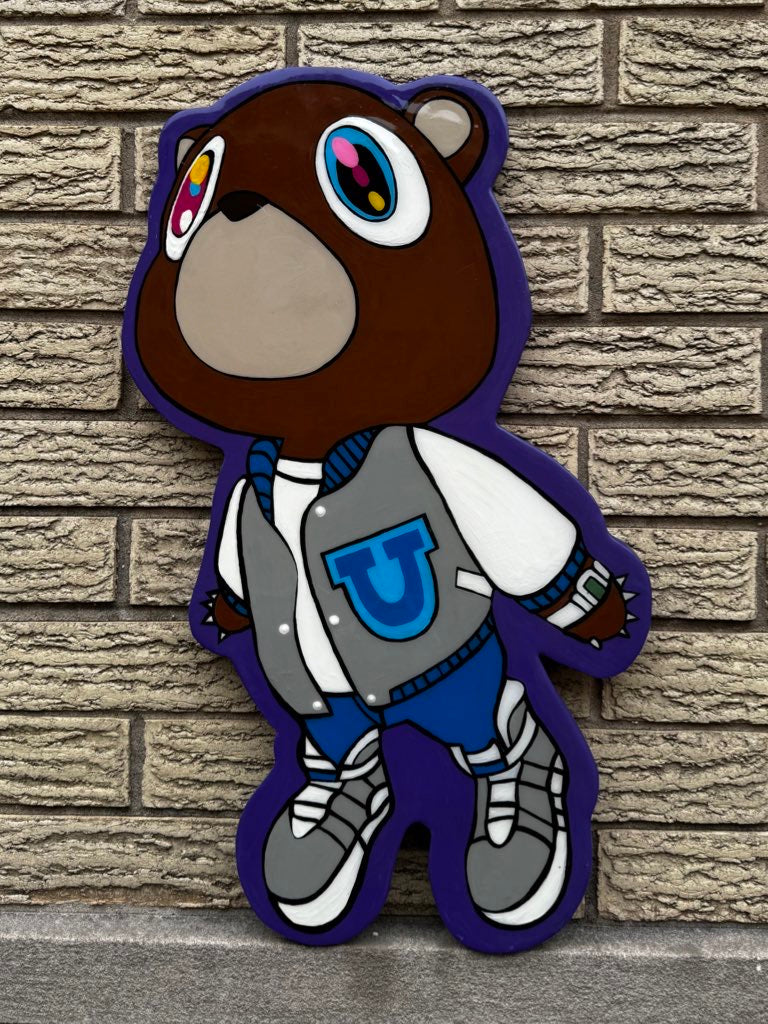 Kanye West Gradation Bear Wall Art