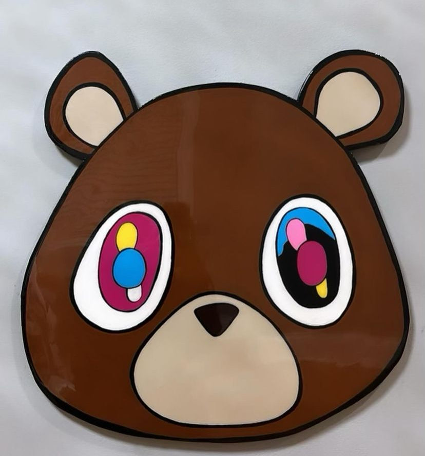 Kanye West Graduation Bear Wall Art