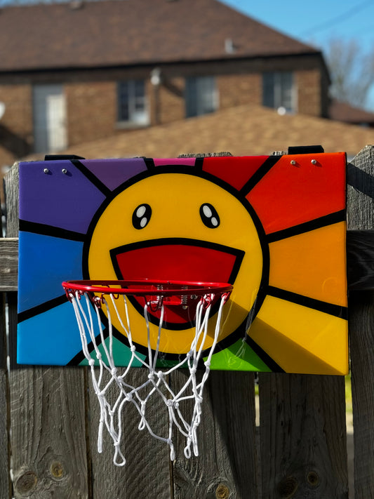 Takashi Murakami Flower Basketball Hoop