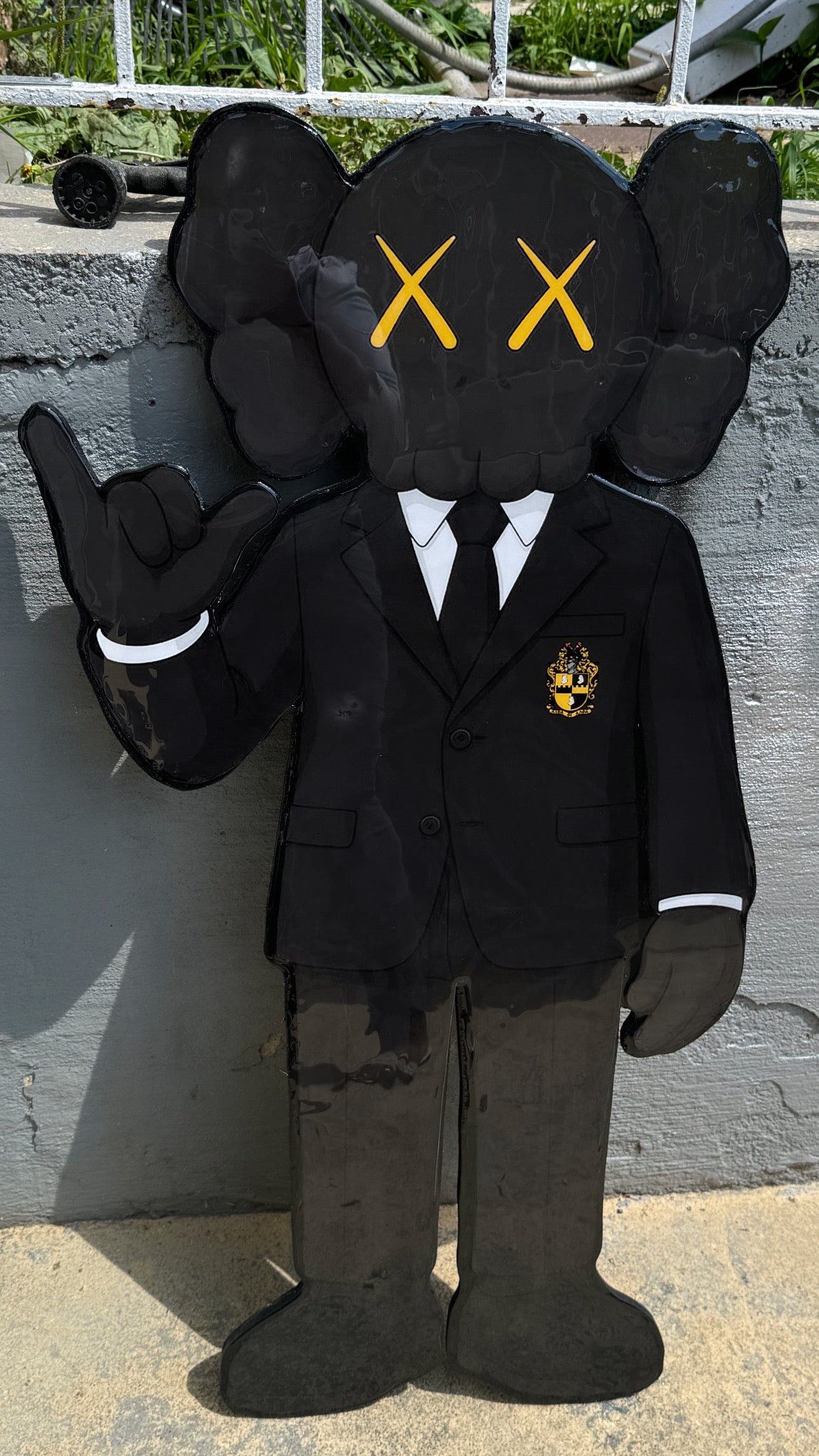 Alpha Phi Alpha x KAWS Wood Art