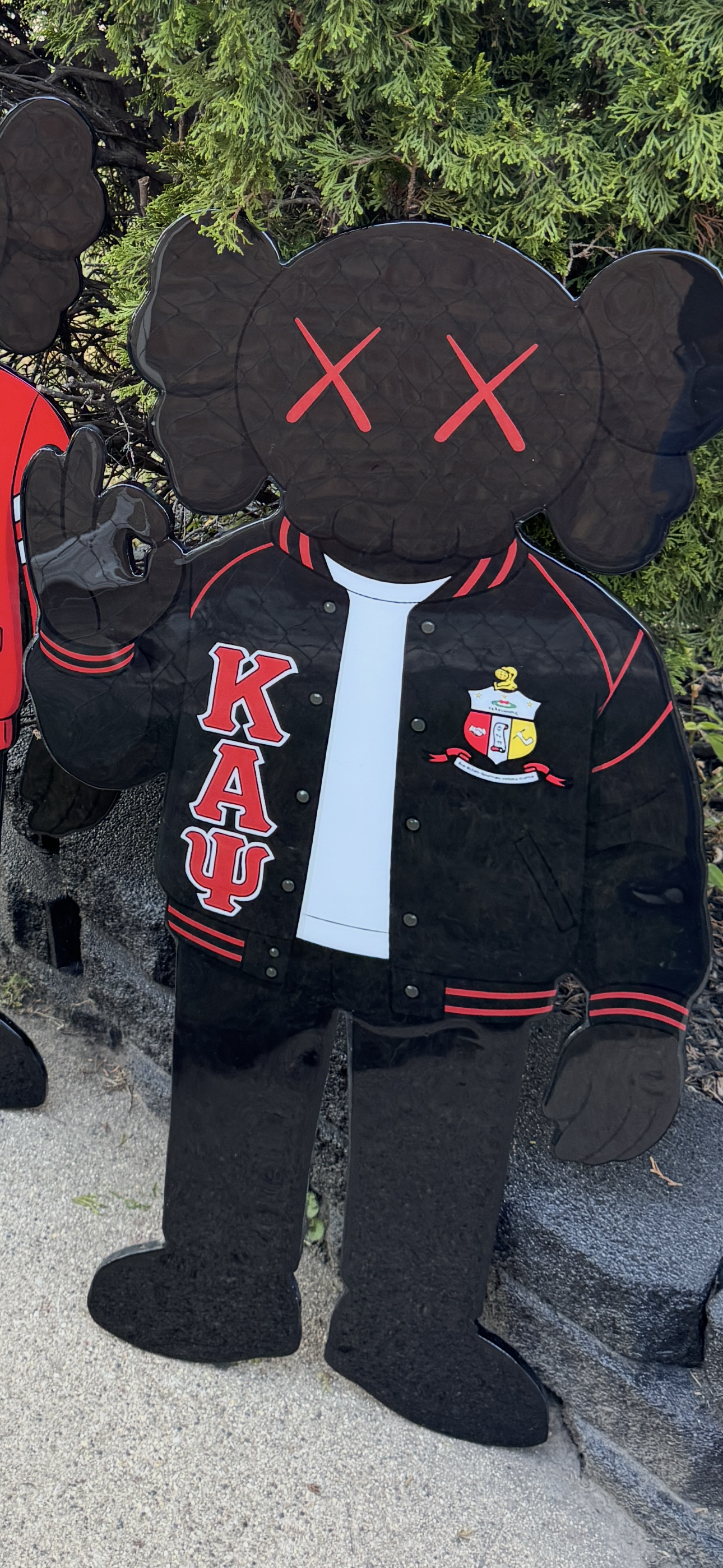 Kappa Alpha Psi x KAWS Wood Art