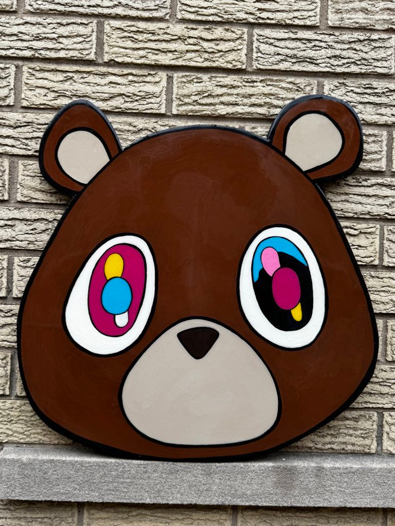 Kanye West Graduation Bear Wall Art